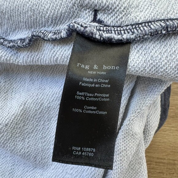 Rag & Bone Miramar Sweatpant Jeans Straight Leg Dark Blue Medium - Picture 8 of 10